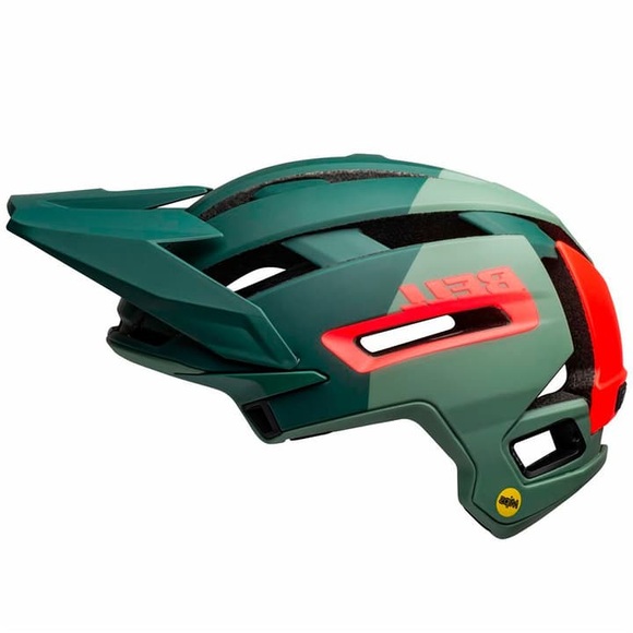 Bell Super Air MIPS Helm matte/gloss green/infrared 2020 S | 52-56cm MTB Helme