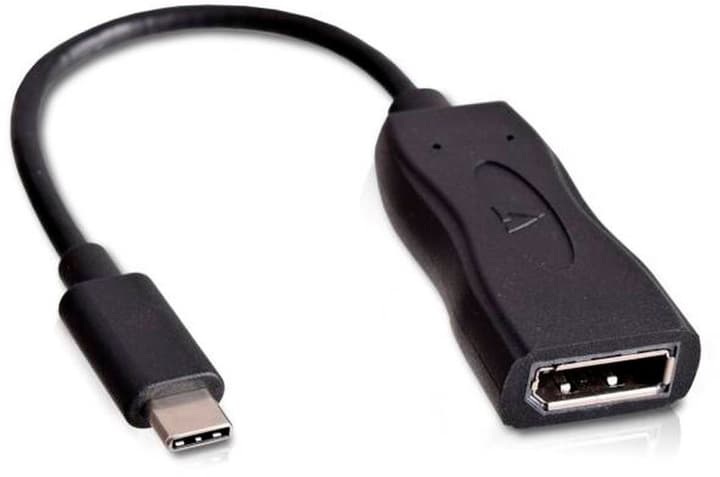 V7 USB-C(m) auf Displayport(w) Adapter Schwarz