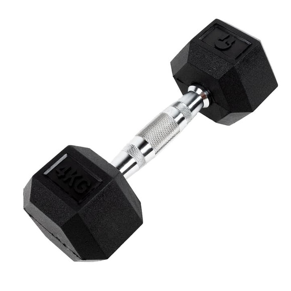 Sechseckige Hantel Aus Gummi | Mehrere Gewichtemehrere Gewichte Unisex 4kg