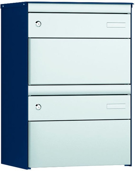 Stebler 2er Briefkasten S:13 RAL 5003/9006
