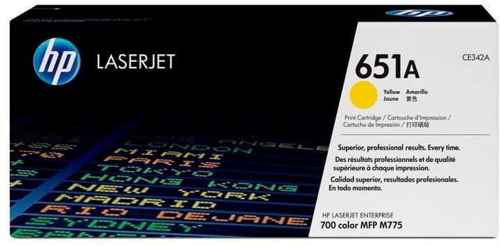 HP LJ Pro Enterprise M775, yellow, OEM HP No. 651A,CE340A