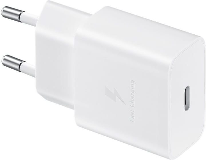 Samsung - (100-240V) 15W Super Fast Charging Netzteil PD Schnell Ladegerät + USB C Ladekabel (EP-T1510XWEGEU) - Weiss