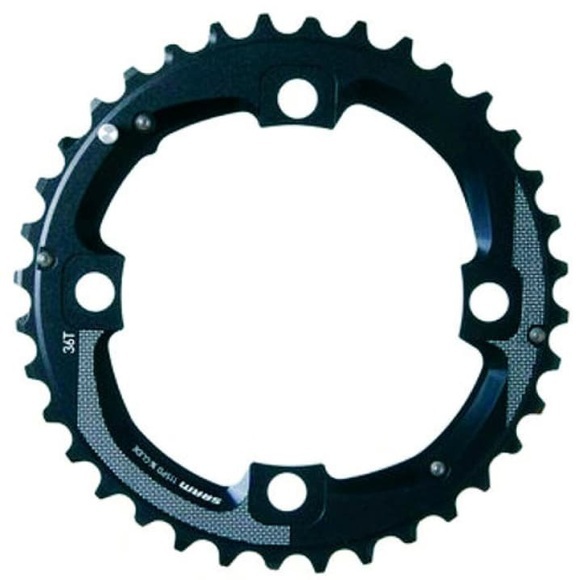 SRAM MTB GX Kettenblatt 10-fach M-Pin 104mm schwarz 34/36 Zähne 2019 Kettenblätter