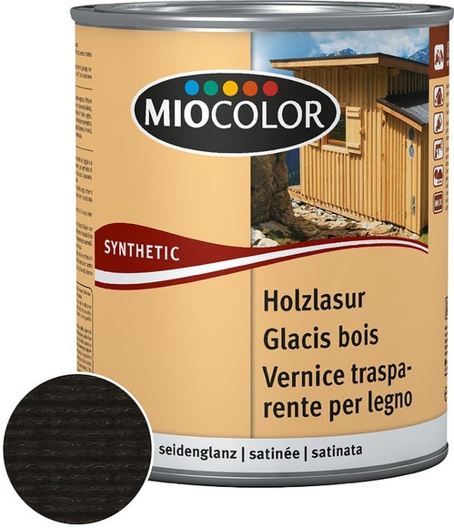 Miocolor Holzlasur Ebenholz 750 ml
