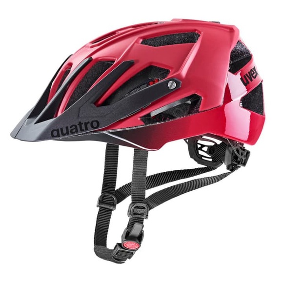 UVEX Quatro CC Helm rot/schwarz 2022 56-61cm Trekking & City Helme