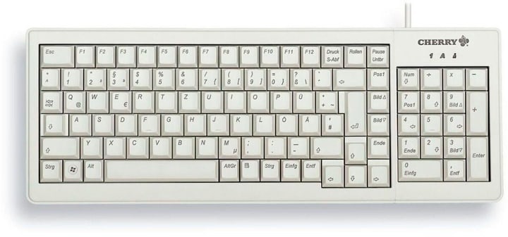 CHERRY G84-5200 USB-Tastatur Schweiz, QWERTZ, Windows® Grau