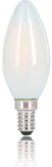 LED-Filament; E14; 250lm ersetzt 25W; Kerze; Warmweiss; Matt; Ra90; dimmbar LED Lampe