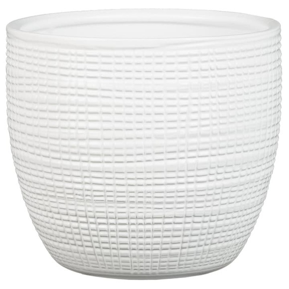 Übertopf Corteza weiss Ø16cm