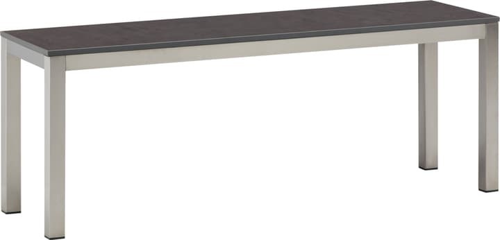 LOCARNO, 140 cm, Gestell Edelstahl, Platte HPL Sitzbank