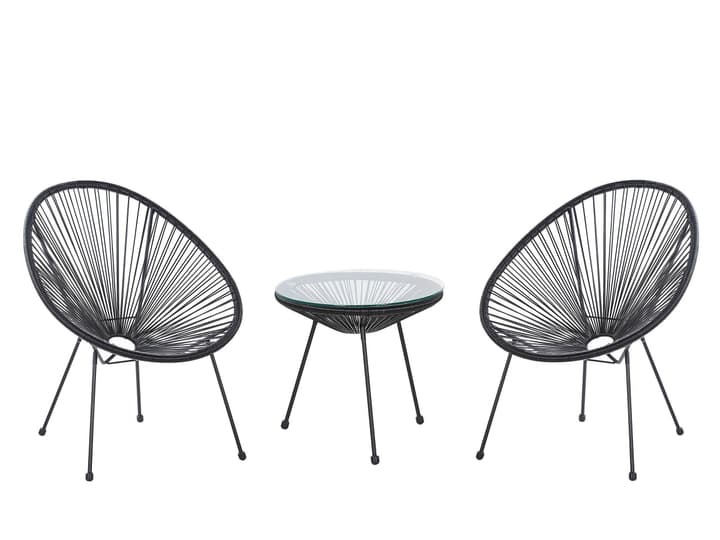Beliani ACAPULCO II Rattanmöbel Set Kunststoff