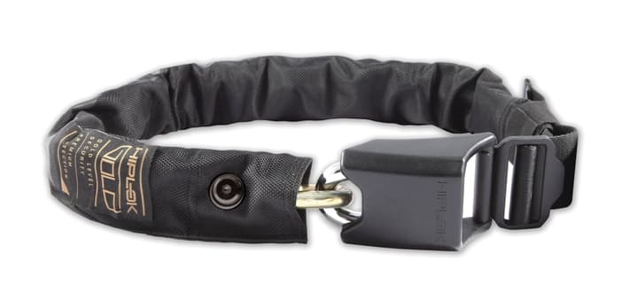 Hiplok Gold Wearable Chain Lock 10mm x 85cm Black