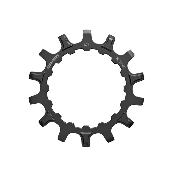 SRAM X-Sync E-MTB Kettenblatt 1-fach für Bosch Antriebe schwarz 14 Zähne 2019 E-Bike Kettenblätter