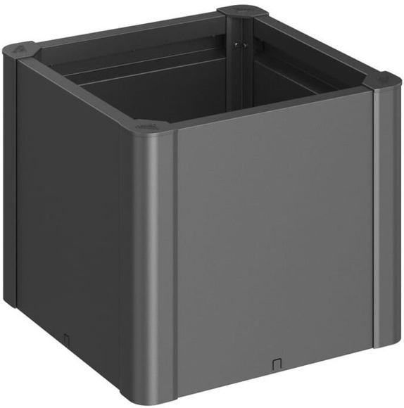 Biohort - Hochbeet BELVEDERE MINI - Metall - dunkelgrau - 53/53/45 cm