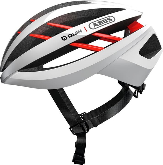 Abus Aventor Quin Velohelm weiss