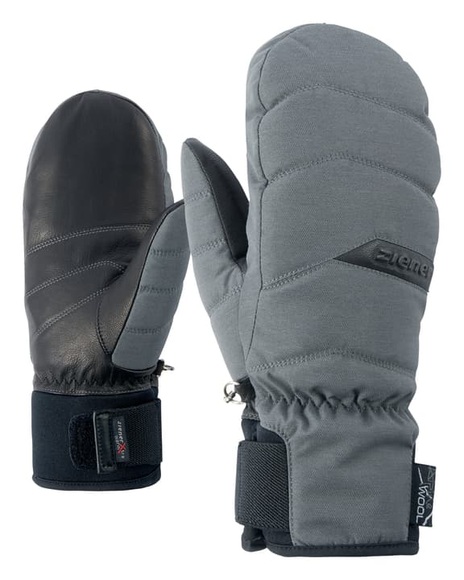 Ziener Damen-Skihandschuhe Komilla AS® AW Mitten Lady grau