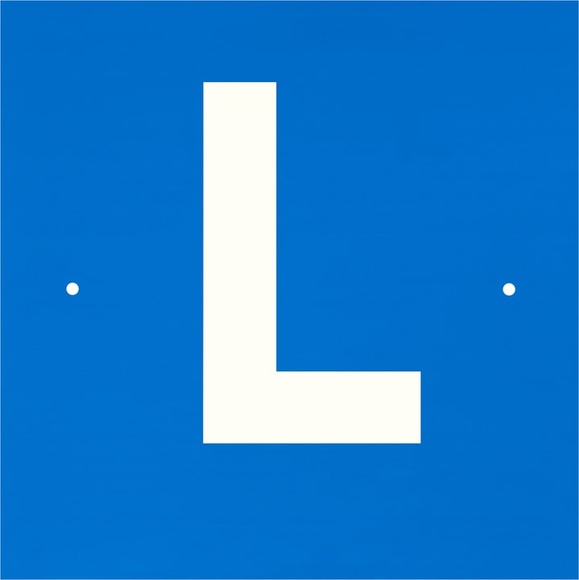 Miocar L-Schild mit Sauger Hinweisschild