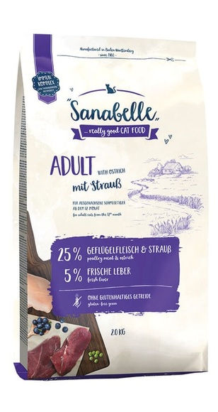 Sanabelle Adult mit Strauß - 2 kg