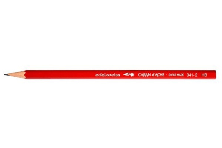 CARAN d'A Schulbleistift Edelweiss HB 341.272 rot