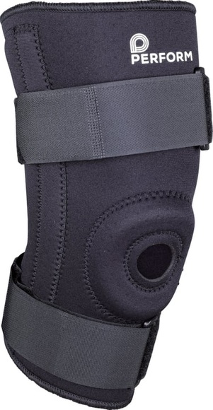 Perform Kniebandage mit Silikon schwarz