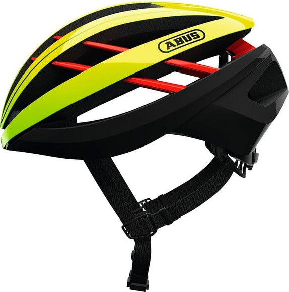 ABUS Aventor Road Helmet neon yellow 2019 51-55cm Rennvelohelme