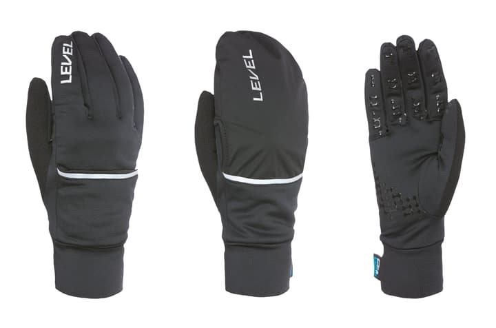 Level Spider Plus Skihandschuhe schwarz