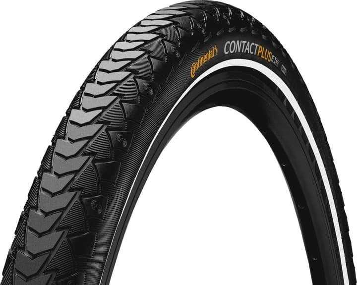 Continental Fahrrad Reifen Contact Plus // alle Größen schwarz Refl...