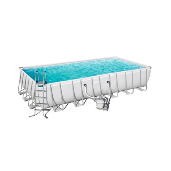 Bestway Pool - Stahlrohrbecken rechteckig 732 x 366 132 cm