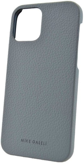 Mike Galeli - iPhone 12 / iPhone 12 Pro Echtleder Hülle Back Case (LENNYIP12_6.1-M03) - Grau