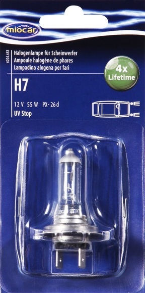 Miocar Halogenlampe H7 Longlife Autolampe