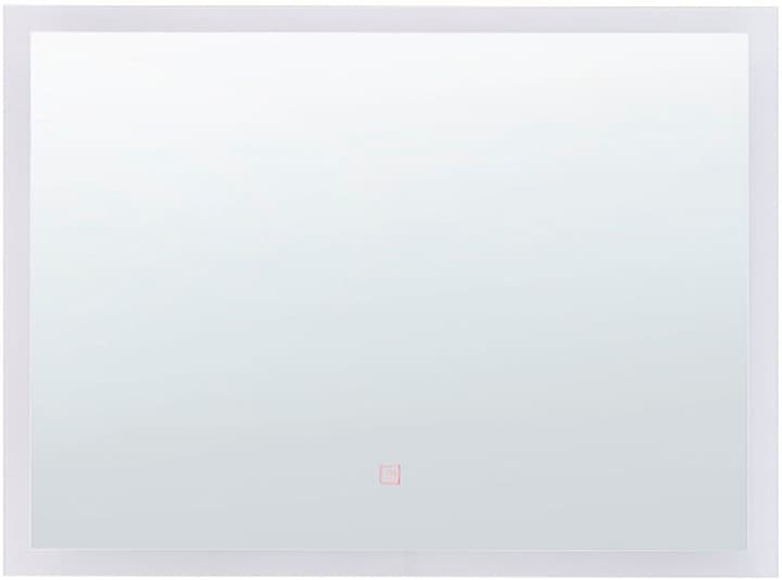 Beliani Badspiegel mit LED-Beleuchtung rechteckig 60 x 80 cm ADOUR