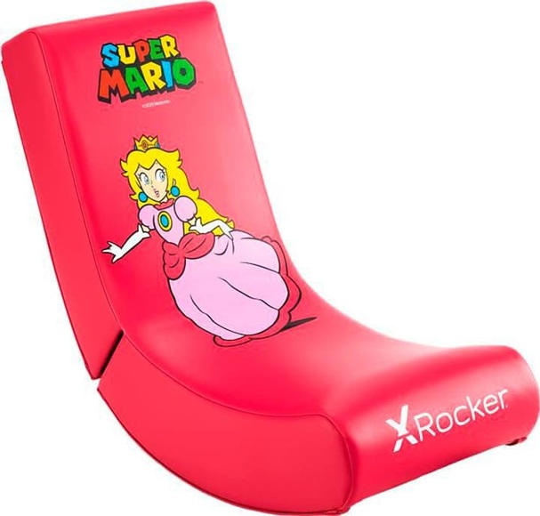 X-ROCKER Super Mario: Video Rocker - Joy Edition: Peach - Gaming-Sessel (Rosa)