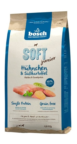 bosch HPC Soft Junior 1 kg Hühnchen & Süsskartoffel Trockenfutter