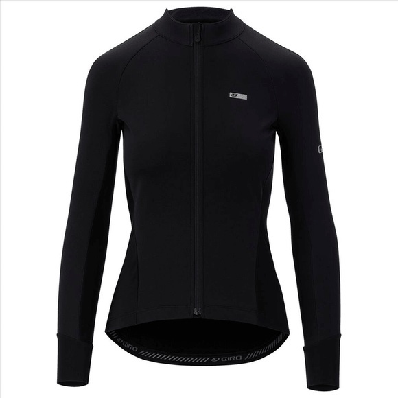 Giro Chrono Pro Windbloc Langarm Trikot Damen schwarz 2022 S Rennrad Trikots