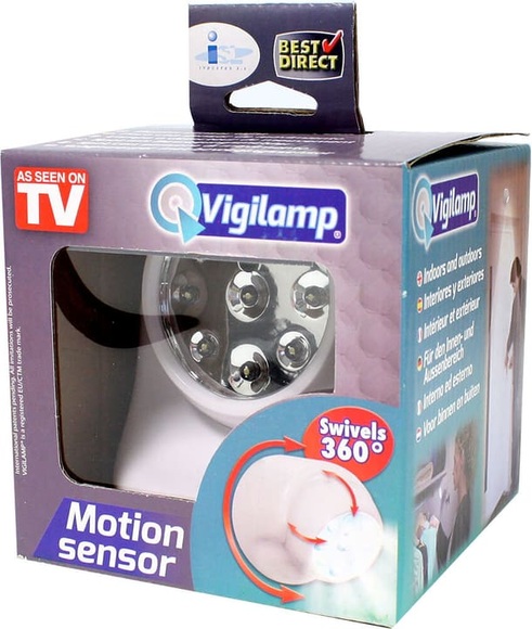 BEST DIRECT Vigilamp - 8 LED - Weiss - AS SEEN ON TV Vigilamp