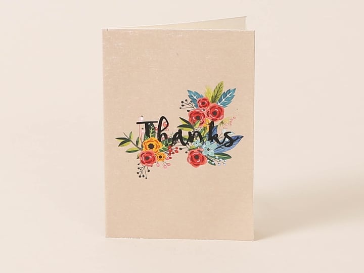 Thanks Postkarte
