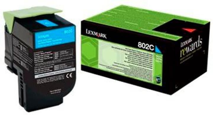 Original Tonerpatrone cyan Lexmark 80C20C0