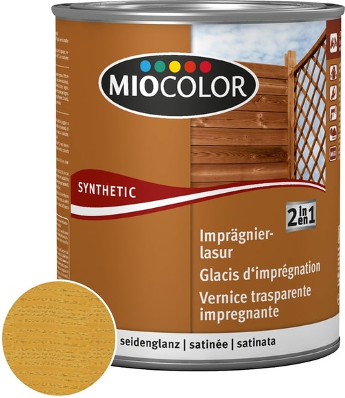 Miocolor 2in1 Imprägnierlasur Kiefer 2.5 l