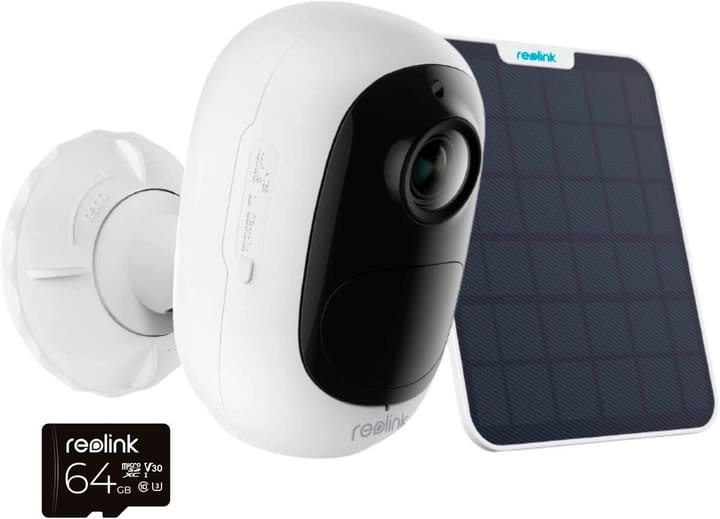 Reolink Argus 2E V2 inkl. Solarpanel 2 & 64Gb Micro-SD Überwachungskamera