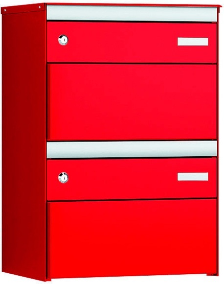 Stebler 2er Gruppe s:box 13 Feuerrot/Feuerrot Briefkasten