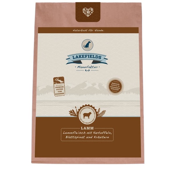 Lakefields Lammfleisch, 1 kg Trockenfutter