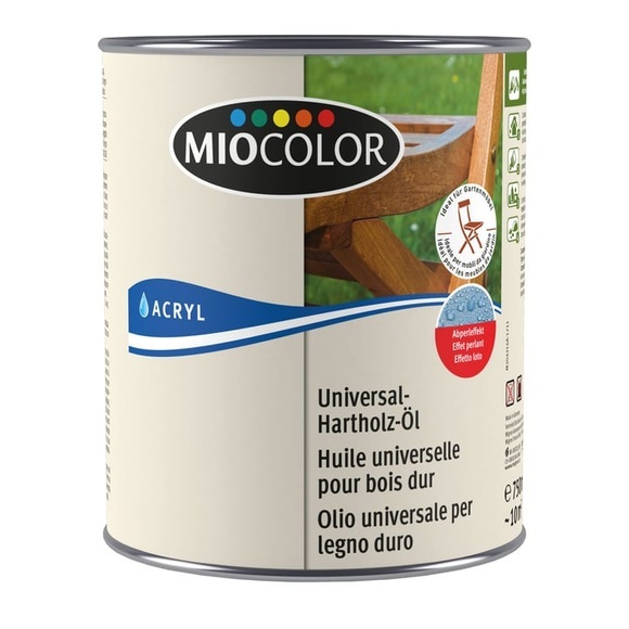 Miocolor Universal Hartholz Farblos 750 ml Holzöle + Holzwachse