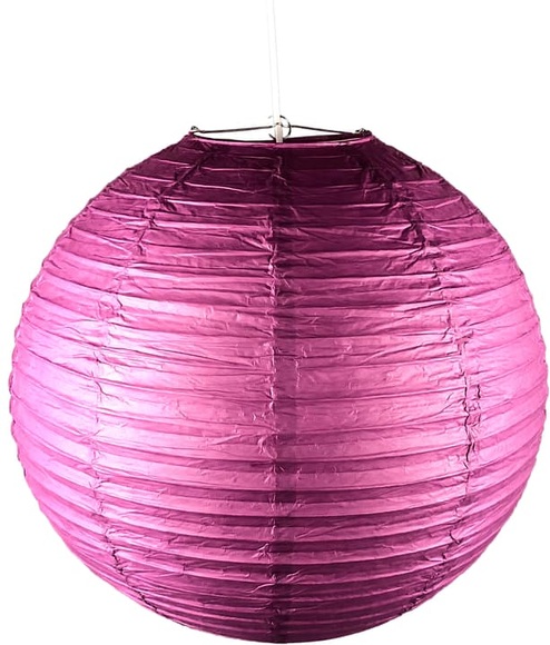 China violett, rund Papierschirm
