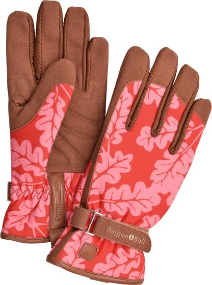 Burgon & Ball - Gartenhandschuhe OAK LEAF - Mischmaterial - rot - 3/10.5/32 cm - M/L