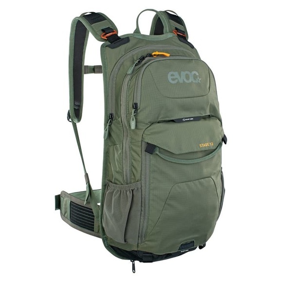 Evoc Stage 12L Backpack dark olive