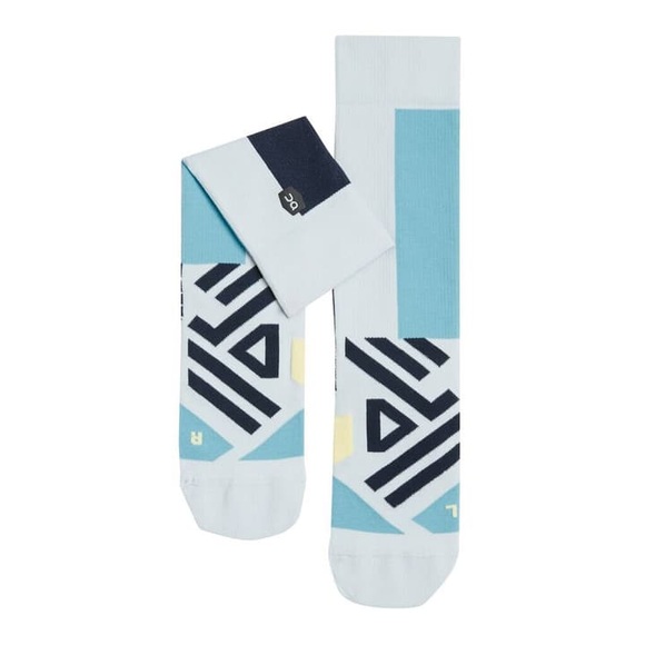 On High Sock Socken hellblau