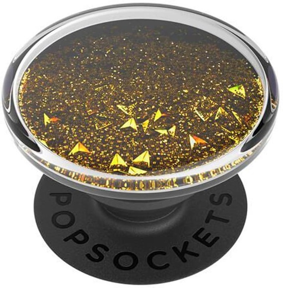 Popsockets Tidepool Golden - Handy Griff und Ständer (Gold/Schwarz)