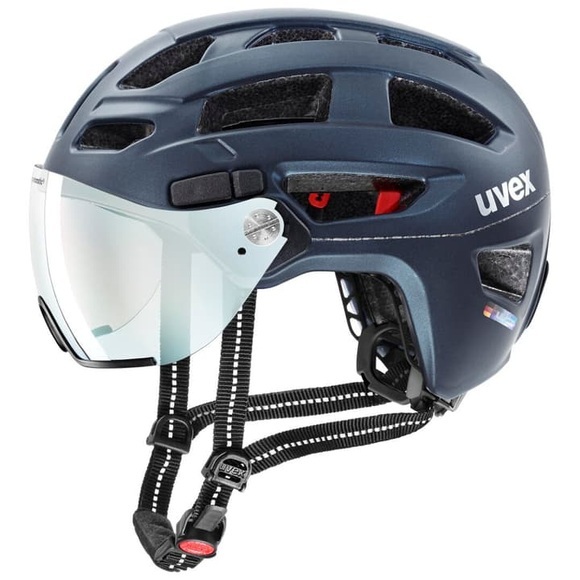 Uvex Finale visor vario Velohelm dunkelblau