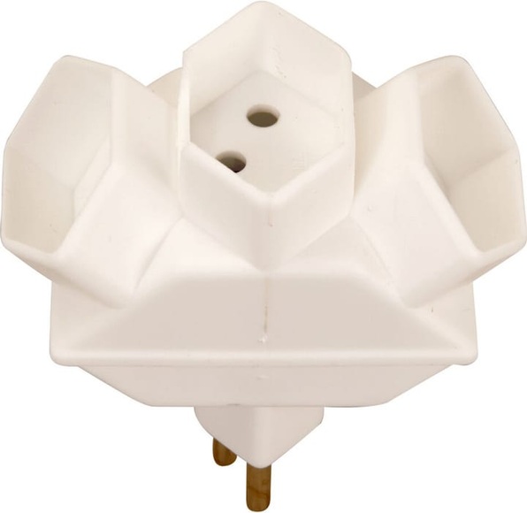 Mio Star Branch Plug 3x T13 - Weiss Abzweigstecker