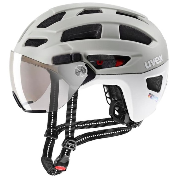 UVEX Finale Visor Helm beige/weiß 2022 52-57cm Trekking & City Helme