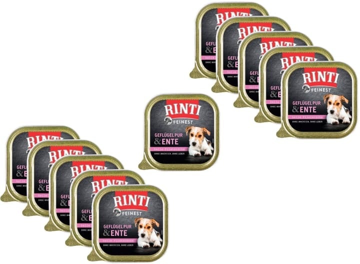 Rinti Nassfutter Feinest Geflügel Pur &